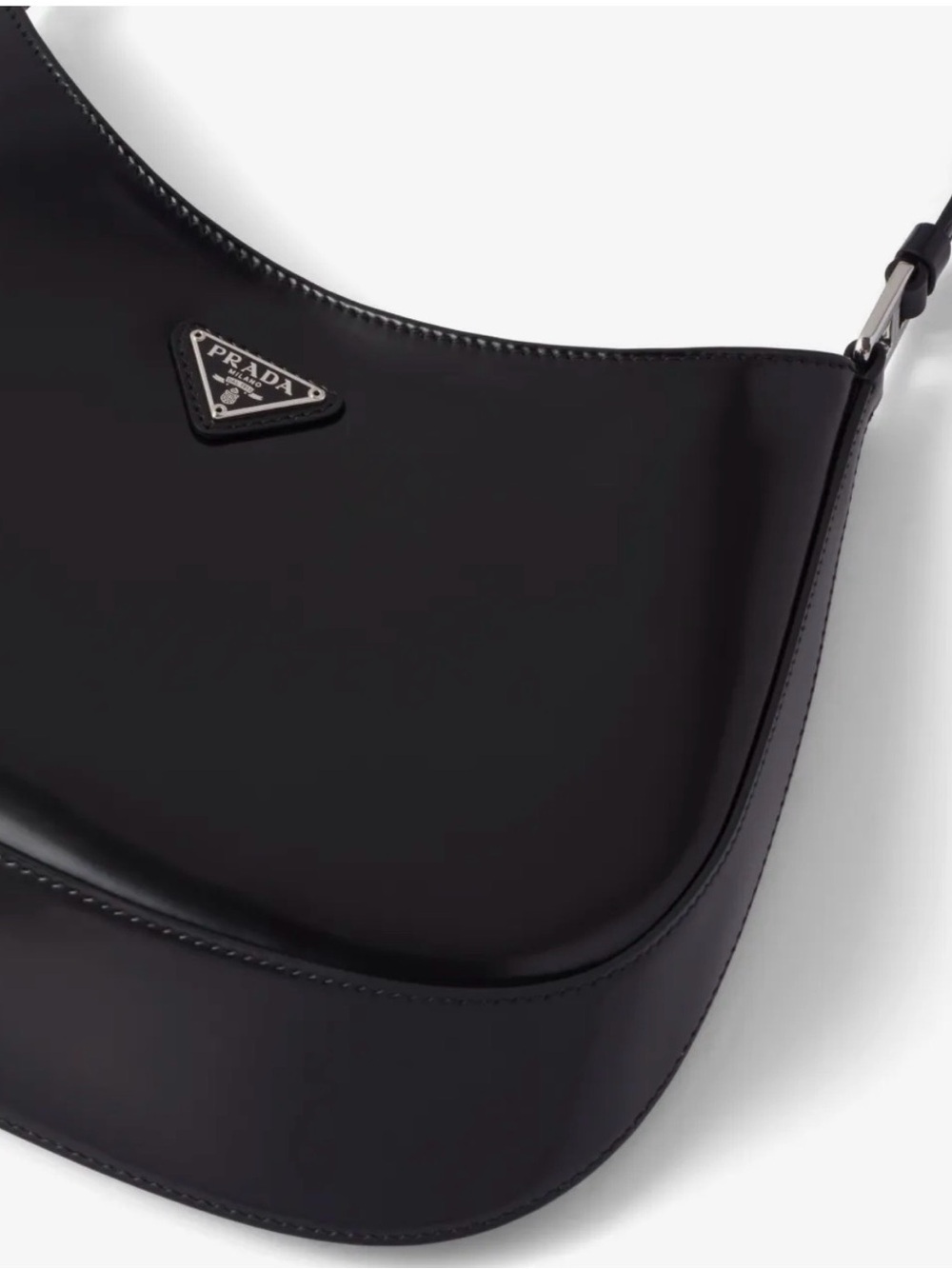 Prada Cleo Brushed Leather Shoulder Bag - Picture 14 of 14